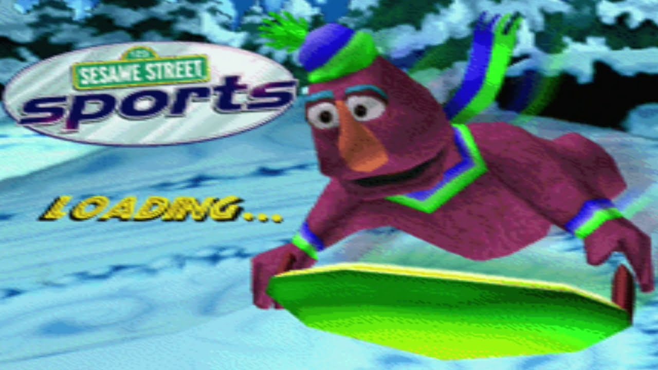 Sesame Street Sports Telly's Snow And Water Racing Challenge PlayStation