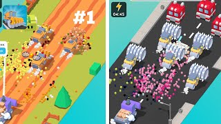 Roller Rush - New Release - Hyper Hybrid Casual - Gameplay Walkthrough (iOS & Android) screenshot 5