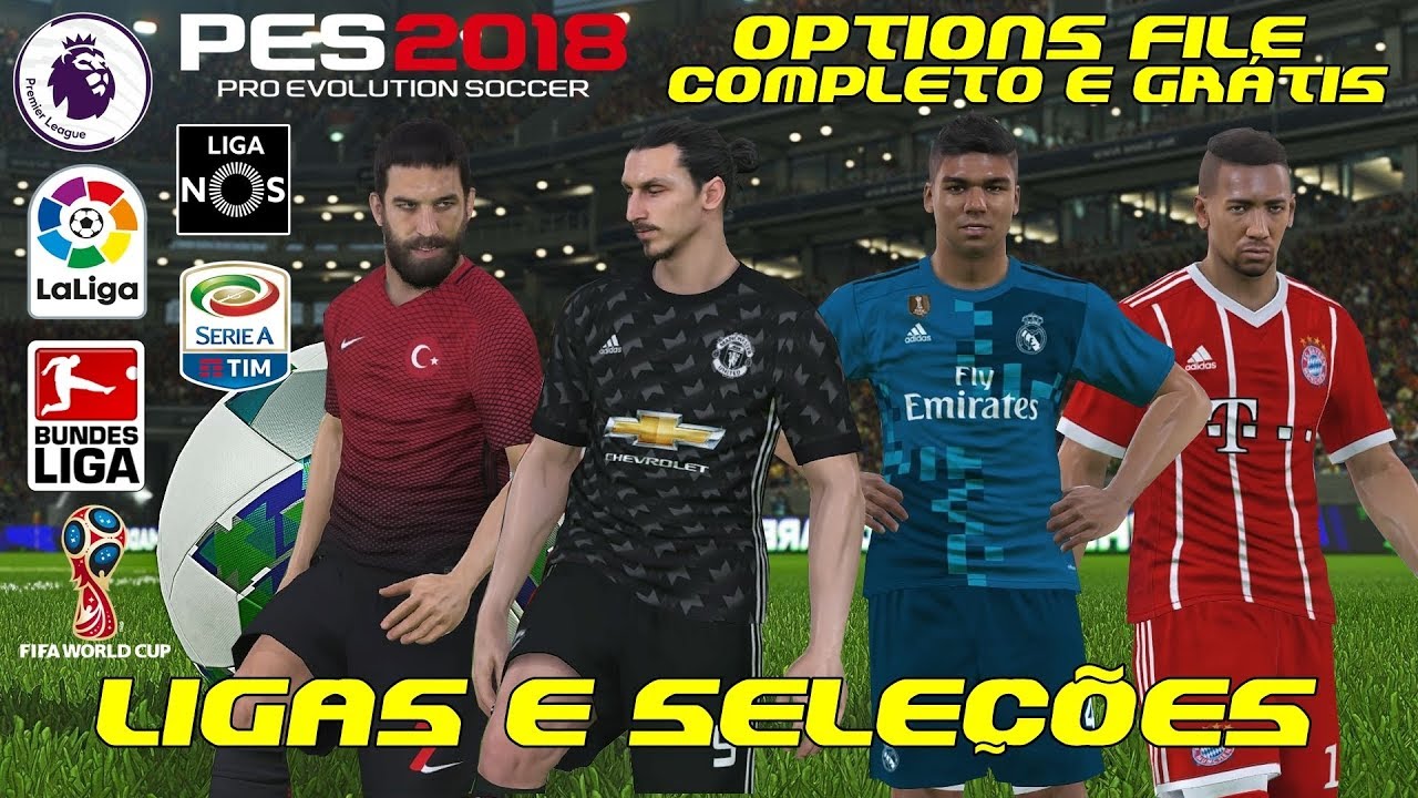 PES 2018: How to get real kits with the PS4 / PC option file
