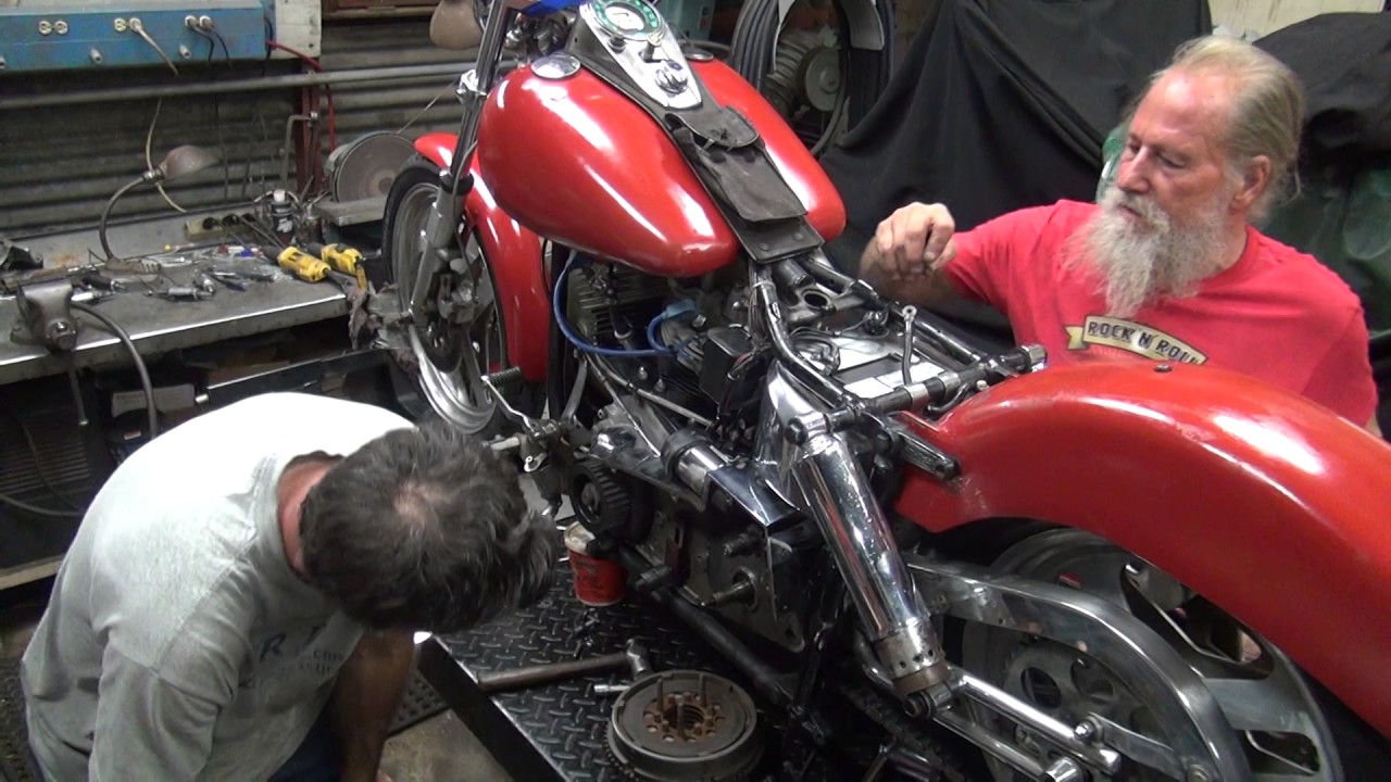 1975 shovelhead #102 tune-up shifter brake repair rebuild FL FLH