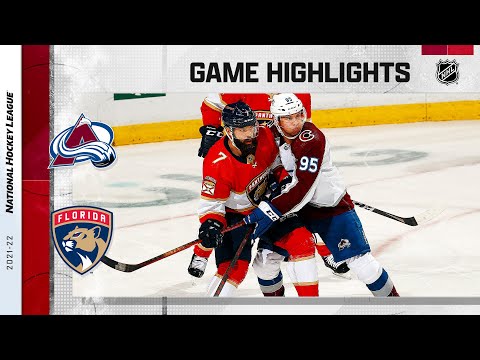 Avalanche @ Panthers 10/21/21 | NHL Highlights