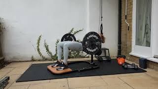 Isometric barbell Hip thrust