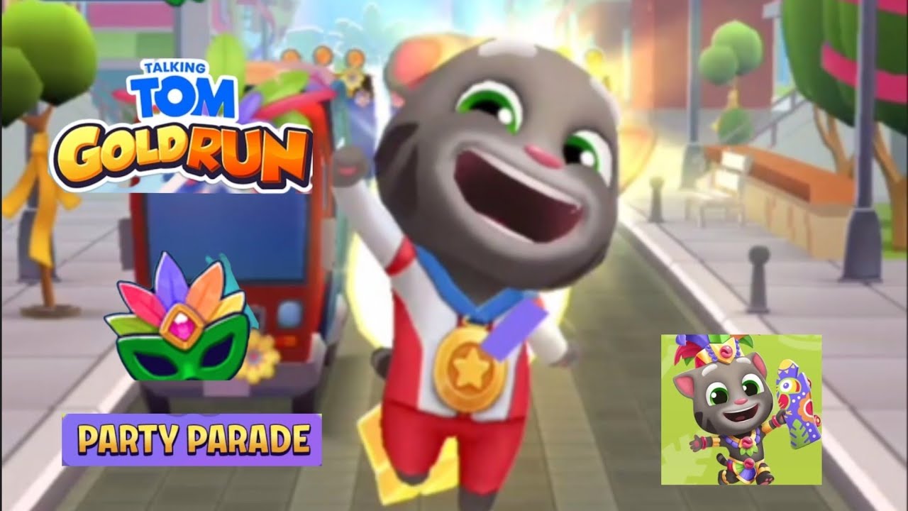 Talking Tom Gold Run China/PartyParade Update Event /Champion Tom