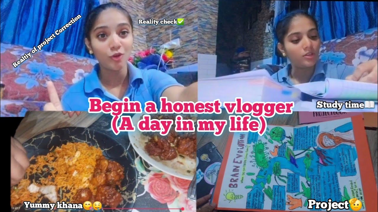 “Honest Vlog START 🧠📸 | Food,  & Facts"