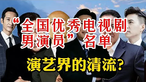 「全國優秀電視劇男演員」名單已經公布，他們是演藝界的清流嗎？ - 天天要聞