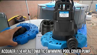 Acquaer 14 Hp Automatic Swimming Pool Cover Pump