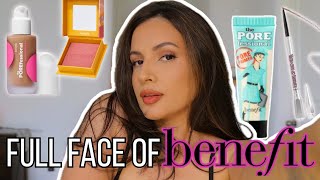 Can You Do A Full Face With Only Benefit? Chitchat Makeup Tutorial