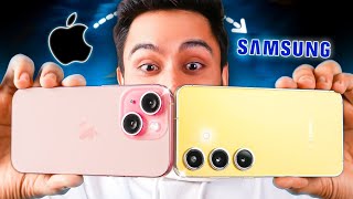 Samsung Galaxy S24 Vs Iphone 15 ! Which Smartphone Is Best For You ?