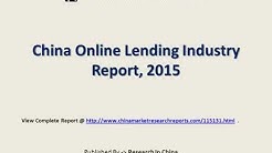 Online Lending Industry Analysis For China