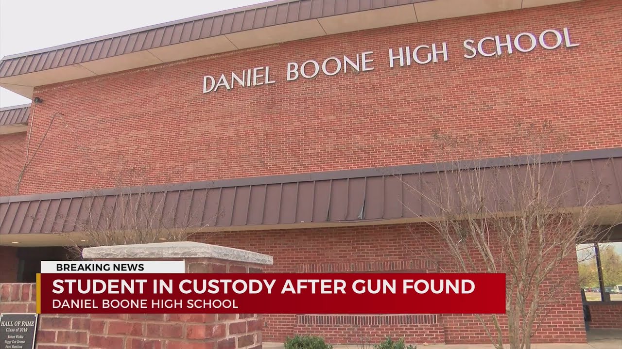 District Daniel Boone student brought gun to school YouTube