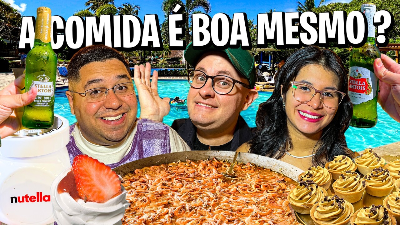 Como é a COMIDA do Salinas Maragogi All Inclusive Resort? Boa? Ou Sem Gosto? Descubra Tudo!
