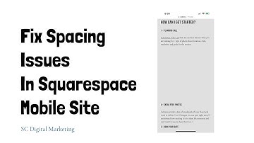 Squarespace - Fixing Mobile Spacing & Sorting