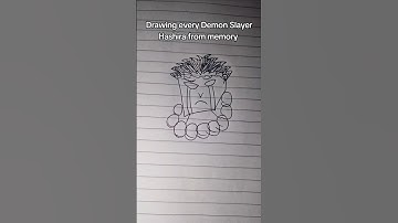 Drawing EVERY Hashira from Memory 🖌