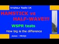 Ampro hamstick vs efhw on 80m