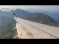 Transavia 737-700 sunset approach and landing Corfu!