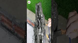 Artwork From Bricks And Styrofoam