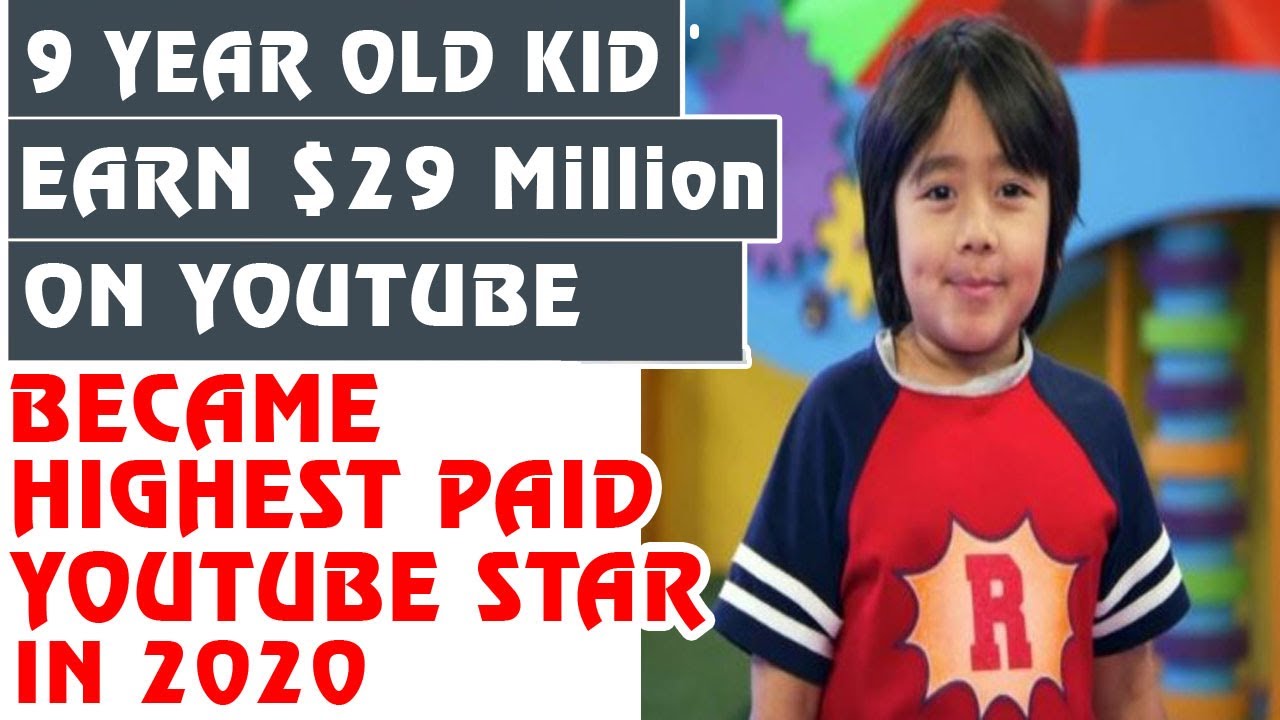 Forbes 10 Highest paid YouTube stars 2020 | With $29 million in earning ...