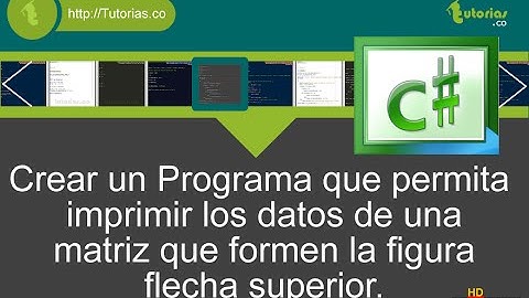arrays – visualStudio c# (imprimir datos figura flecha hacia arriba)