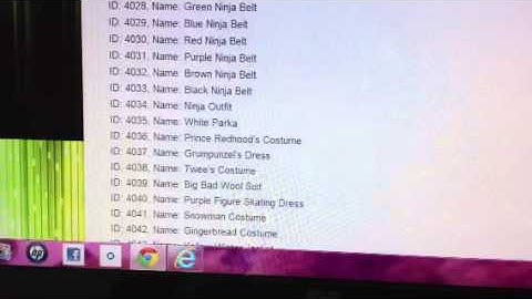 Cpps me codes for clothes