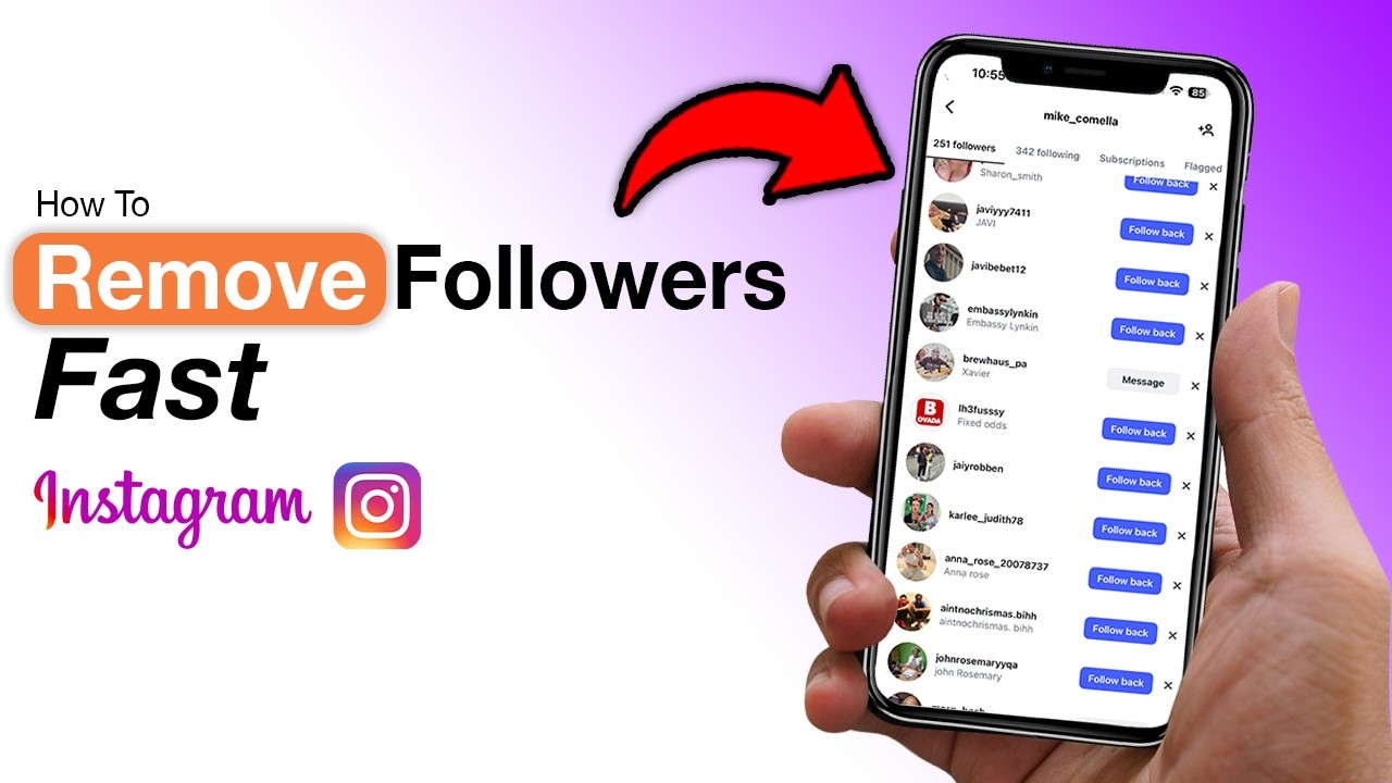 How To Remove Followers on Instagram FAST - 2026 Step by Step - YouTube