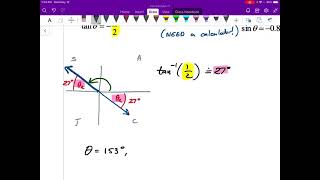 Pre-Calculus 11 Lesson 2.2b "Trigonometric Ratios of Any Angle II"