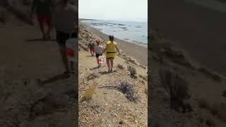 Bajada a la playa - Caleta Olivia Provincia de Santa Cruz