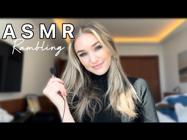 ASMR | HOTELROOM RAMBLES 👋🎤