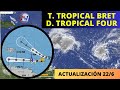 TORMENTA TROPICAL BRET y DEPRESIÓN TROPICAL FOUR