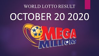 Mega Millions  OCTOBER 20 2020 |20/10/2020 | World Lotto Result | Mega Millions Jackpot Result