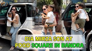 Avyaan Dia Mirza Son Enjoying Precious Moments With His Mom