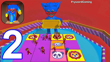 Poppy Squid - Gameplay Walkthrough Part 2 Season 2-3 Red Green Light Glass Bridge (Android,iOS)