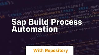 Details sap build process automation News
