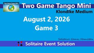 Two Game Tango Mini Game #3 | August 2, 2026 Event | Klondike Medium screenshot 4
