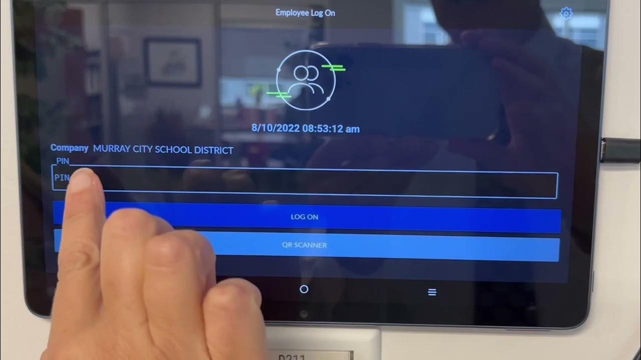 Clocking into TimeClock Plus on Tablet YouTube