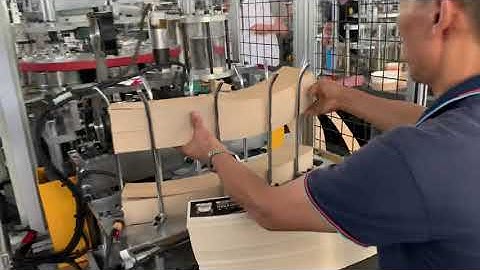 Super/big salad paper bowl/container making machine speed 50pcs/min