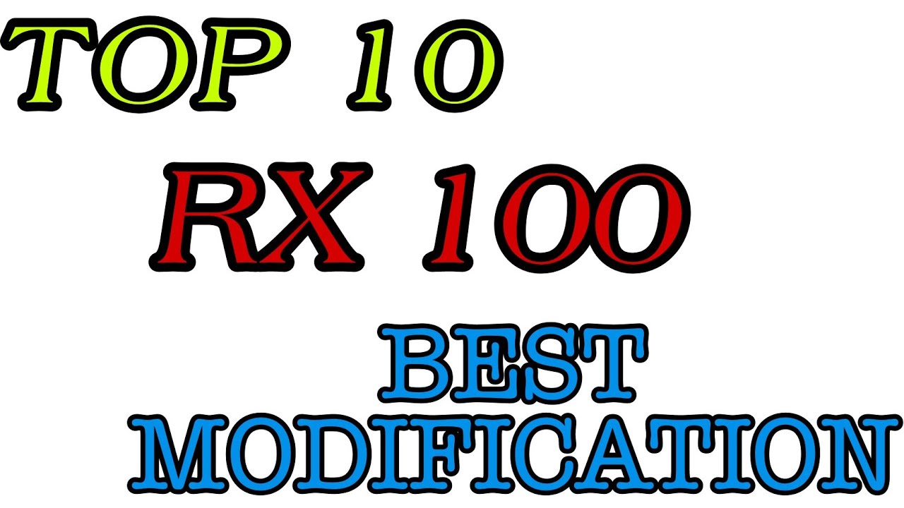 Top 10 RX100 Modification || RX100 / RX135 || Best Modified Bikes ||