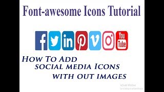 Social Media Icons | Css Tutorial For Beginners - 19 | How To Apply Styles to Social Icons