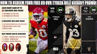 HOW TO REDEEM YOUR FREE 89 OVR TYREEK! ZONE PATCH NEWS! KICKOFF PROMO NEWS! VETERANS! | MADDEN 22