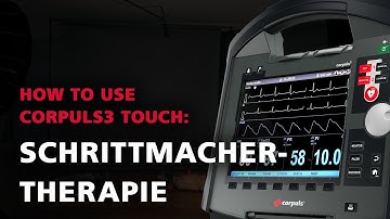 Tutorials by corpuls | How to use corpuls3: Pacemaker therapy