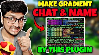 How To Make Your Chats & Names Gradient Colorful in Minecraft Server |  Gradient Plus Plugin