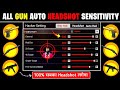 Free Fire Auto Headshot Trick 2026 Sensitivity | 2gb, 4gb, 6gb Ram Headshot Sensitivity Setting