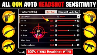 Free Fire Auto Headshot Trick 2026 Sensitivity  2gb 4gb 6gb Ram Headshot Sensitivity Setting