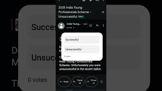 UK India young professional scheme visa ballot result #uk #result #ballot