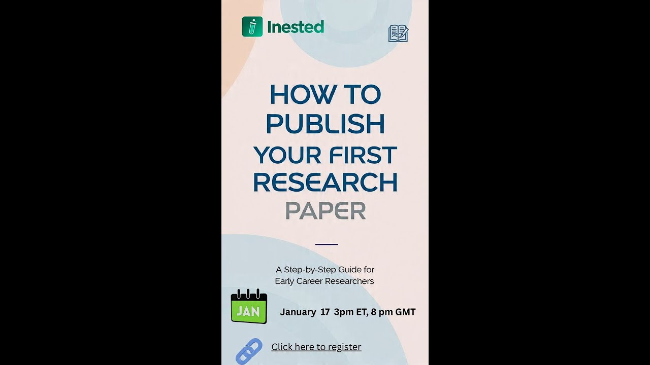How to Publish Your First Research Paper - YouTube