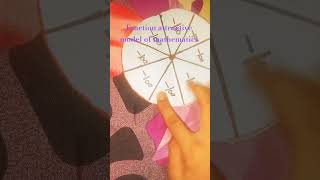 Fraction attractive model of mathematics easy way for class 7th grade of #craft #atractive model #gS