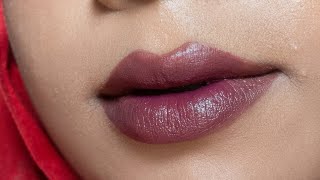 Perfect Nude Mauve Lipstick Look | Smooth & Glossy Lip Makeup Tutorial screenshot 5