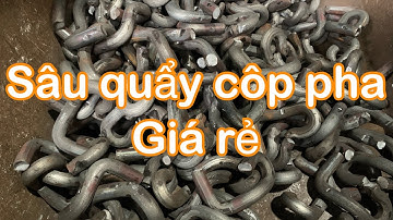 Cách dập ra con sâu côp pha phi 12 bằng máy đột dập