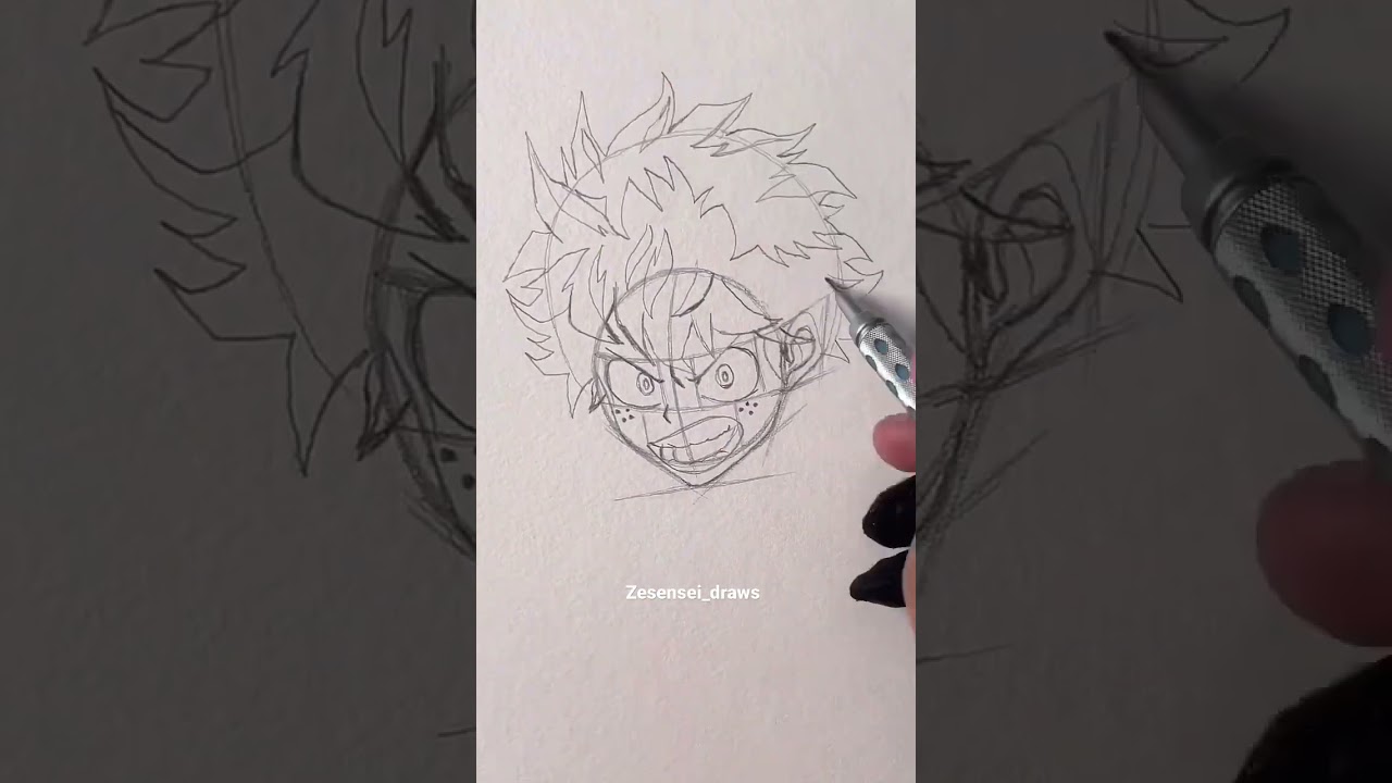 Draw Deku MHA 