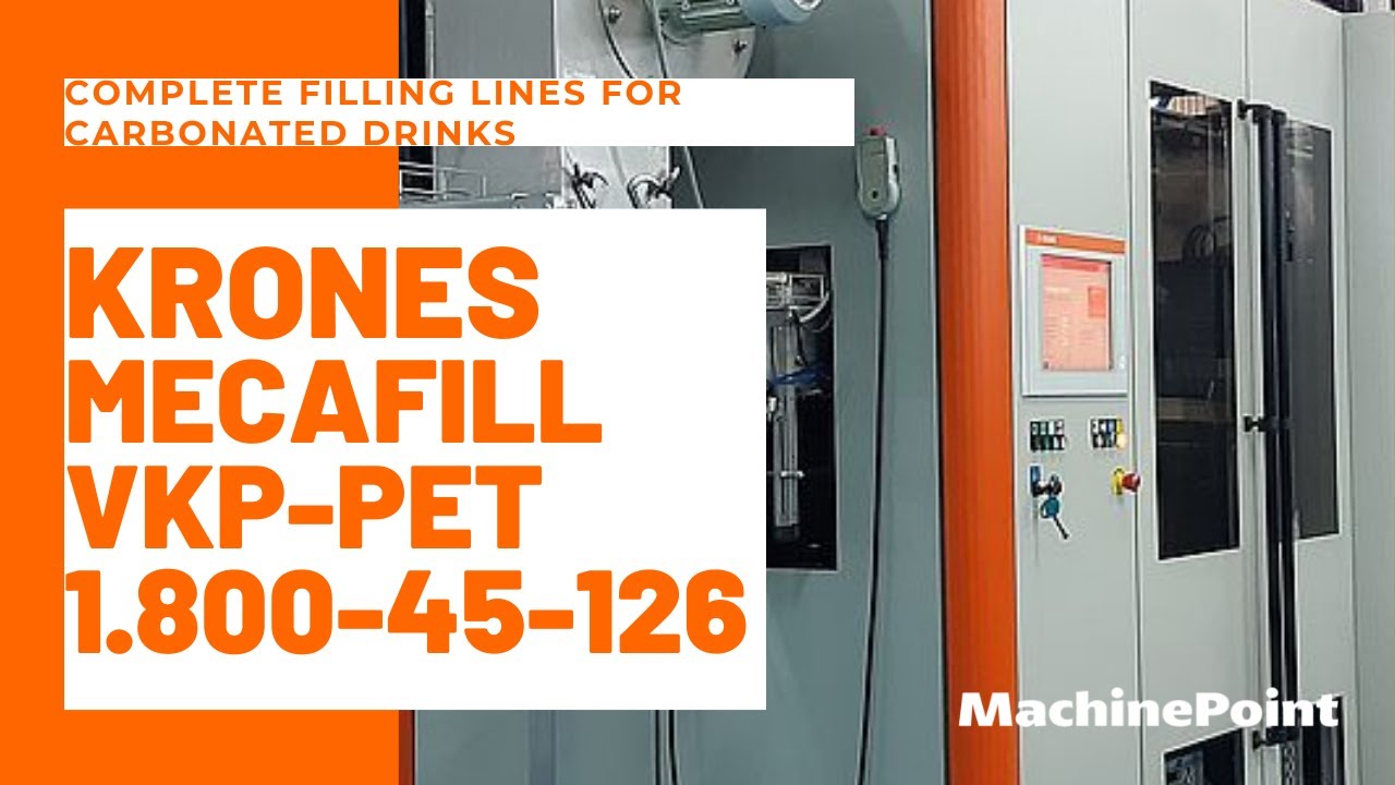 KRONES MECAFILL VKP-PET 1.800-45-126 Complete filling lines for carbonated drinks | KRONES Machines