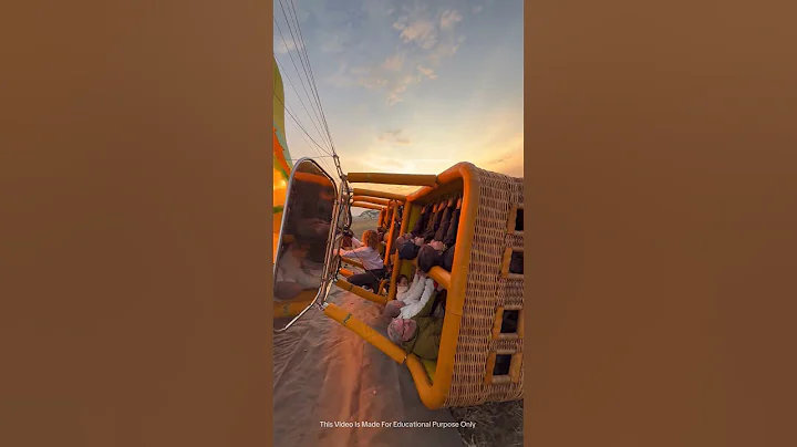 How To TakeOff Hot Air Balloon. #shorts